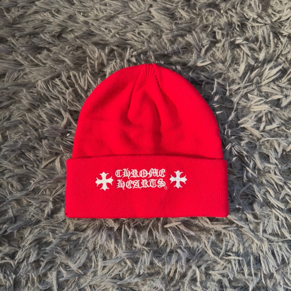 Chrome Hearts Red Beanie